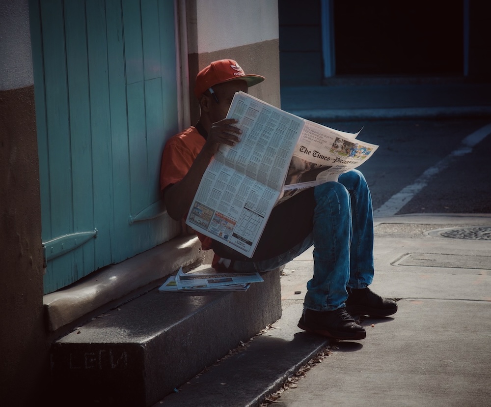 Resting and reading. (Photo: Chiara-Sophia Coyle.)