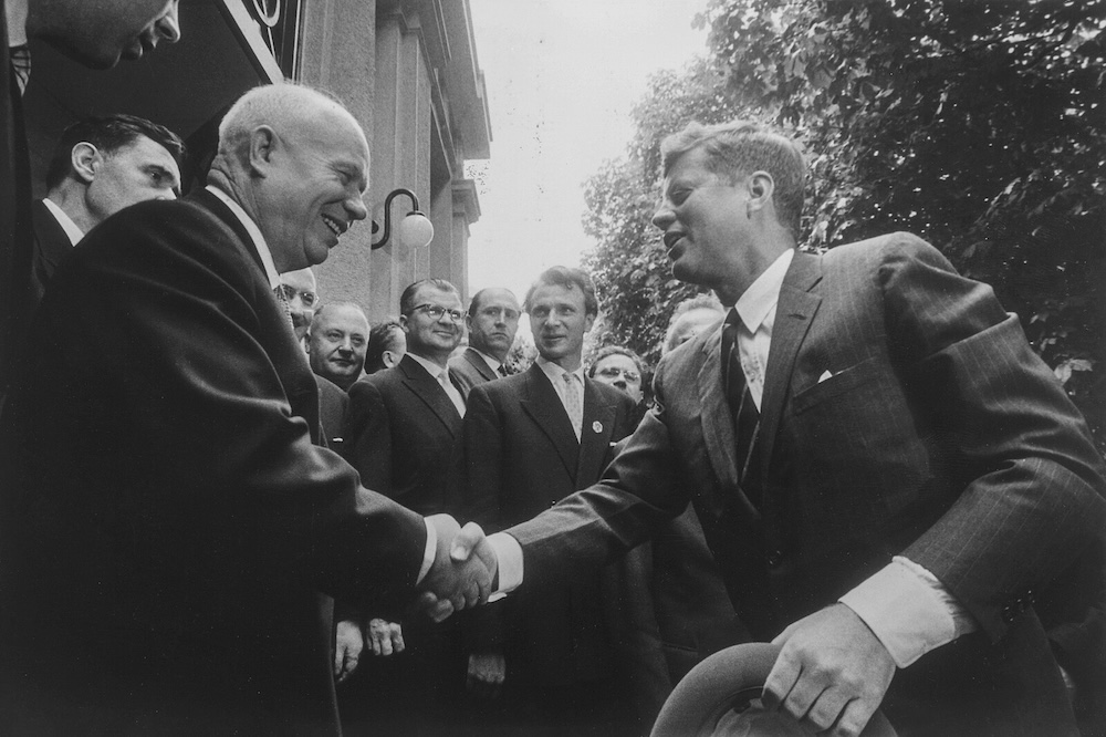 John F. Kennedy and Nikita Khrushchev, June 3, 1961. (Photo: The National Archives and Records Administration/Wikimedia Commons.)