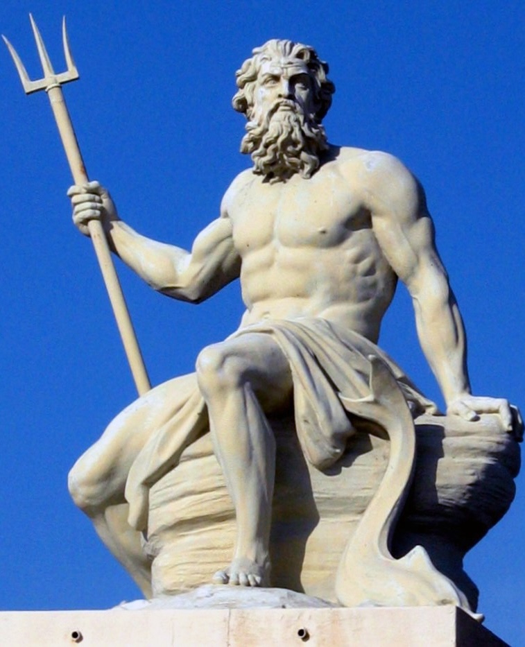 Poseidon with Trident, Copenhagen, Denmark. (Photo: Wikimedia Commons/©2005 Hans Andersen.)