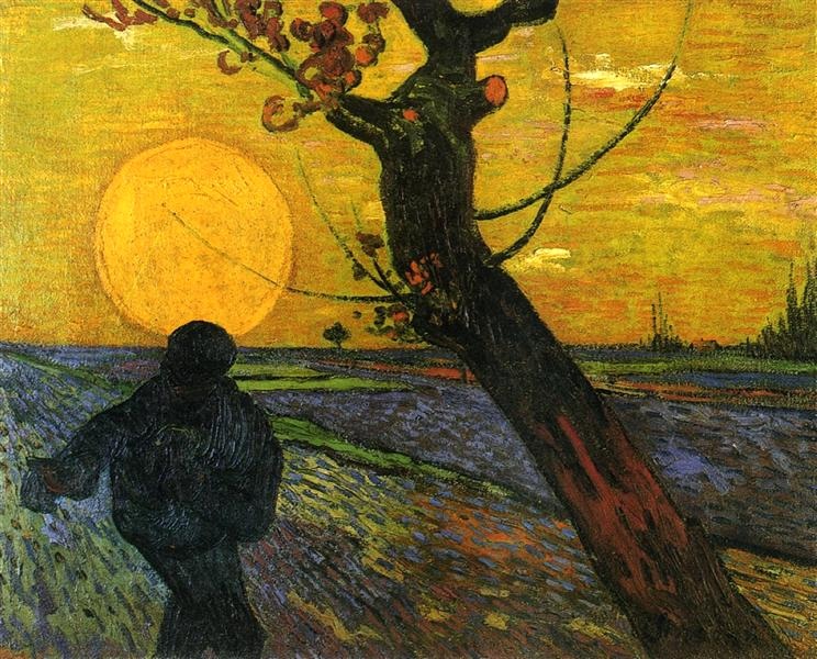 “Sower with Setting Sun, by Vincent van Gogh.