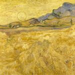 “Wheat Field with Reaper and Sun,” by Vincent van Gogh.