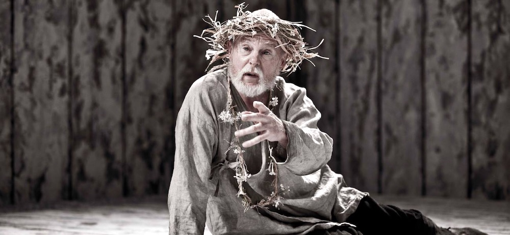 Derek Jacobi as Lear,  Donmar Playhouse, 2010. (Photo:.)