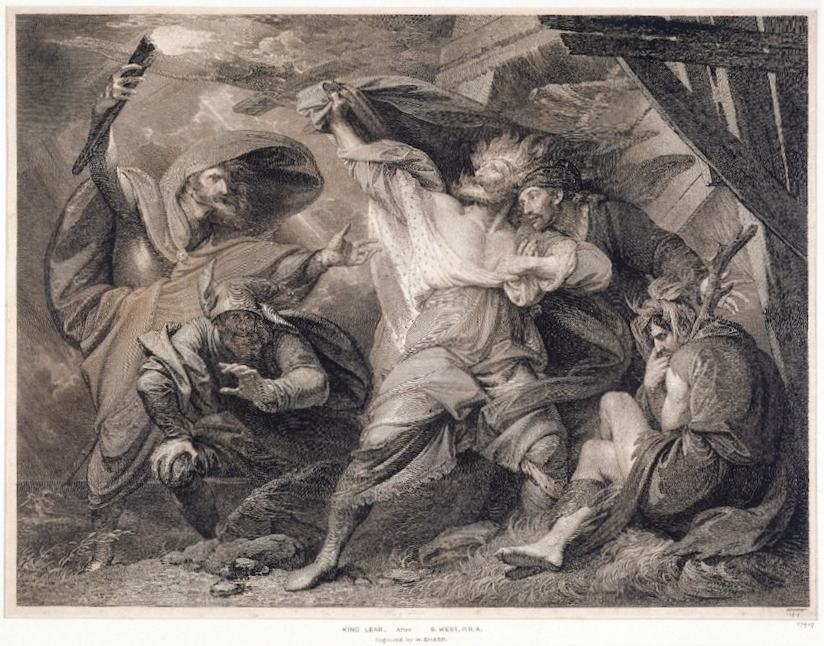 “King Lear in the Storm,” by Benjamin West. (Photo: V & A Museum.)