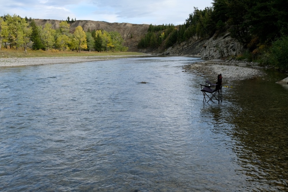 The author’s whiskey chair. (Photo: Outdoor Canada.)