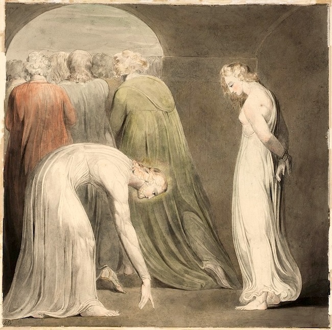 “The Woman Taken in Adultery,” by William Blake c. 1805, Museum of Fine Arts, Boston.