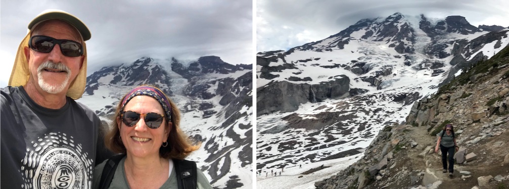 Hiking Skyline trail, Mt. Rainier.